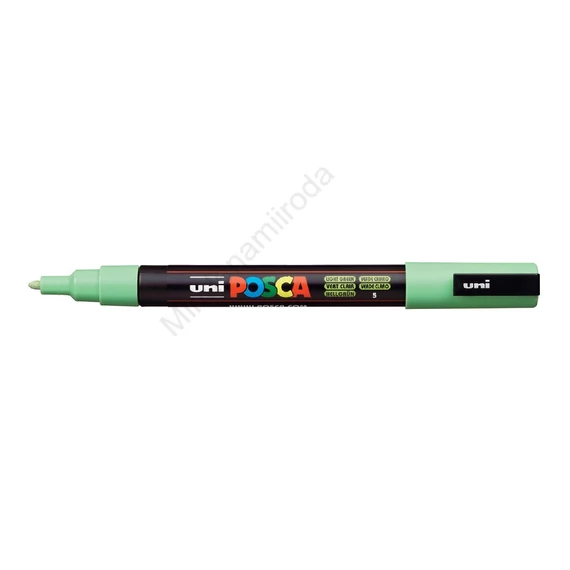 Dekormarker 0,9-1,3mm, Uni Posca PC-3M világoszöld