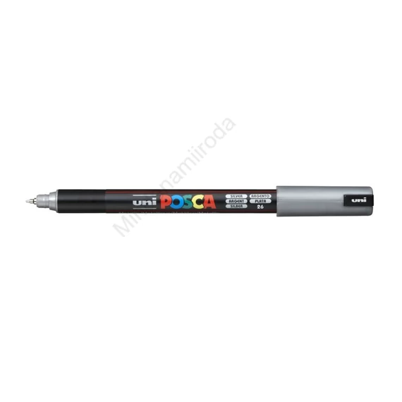 Dekormarker 0,7-1mm, Uni, Posca PC-1MR ezüst