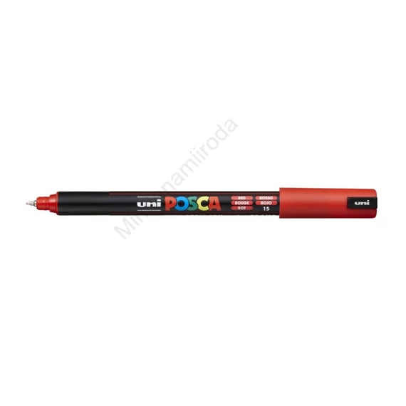 Dekormarker 0,7-1mm, Uni, Posca PC-1MR piros