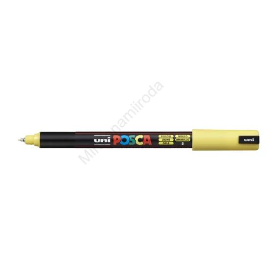 Dekormarker 0,7-1mm, Uni, Posca PC-1MR sárga
