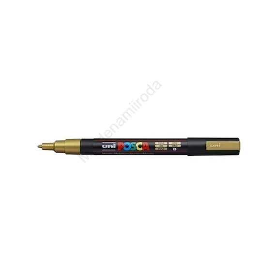 Dekormarker 0,9-1,3mm, PC-3M Uni Posca arany