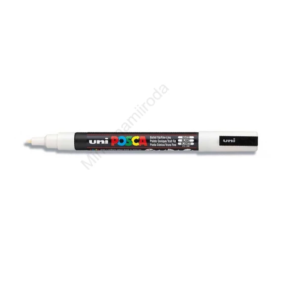 Dekormarker 0,9-1,3mm, PC-3M Uni Posca fehér
