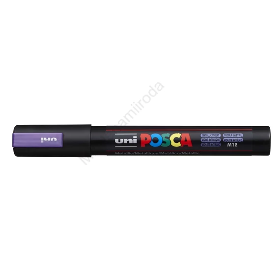 Dekormarker 1,8-2,5mm, Uni Posca PC-5M metál lila