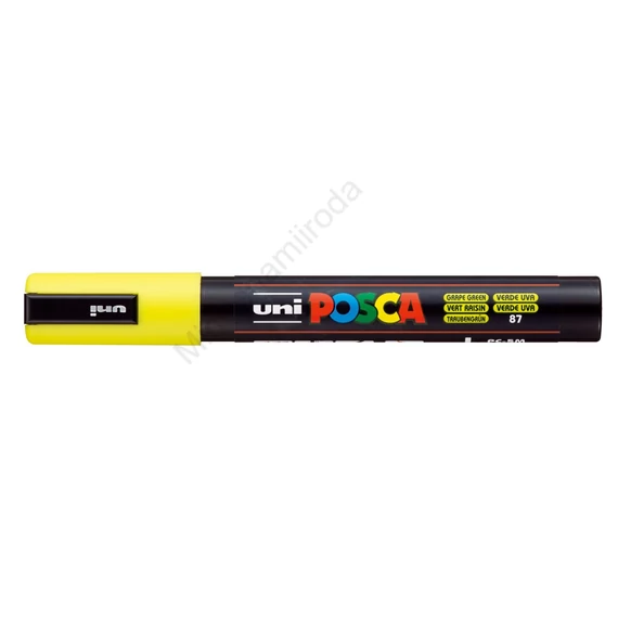 Dekormarker 1,8-2,5mm, Uni Posca PC-5M szőlőzöld