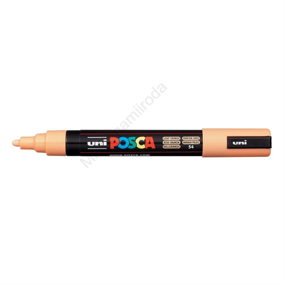 Dekormarker 1,8-2,5mm, Uni Posca PC-5M világos narancs