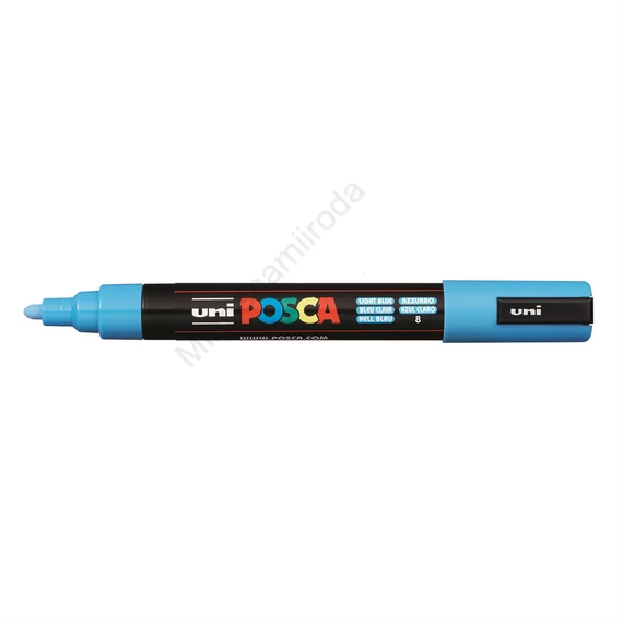 Dekormarker 1,8-2,5mm, Uni Posca PC-5M világoskék