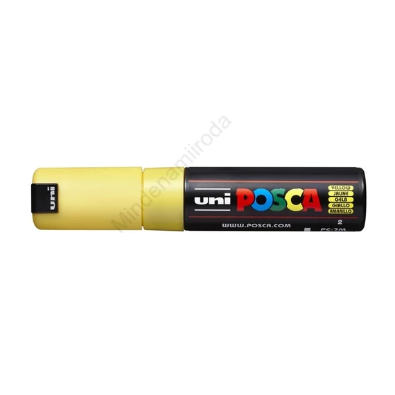 Dekormarker 4,5-5,5mm, Uni-Posca PC-7M sárga