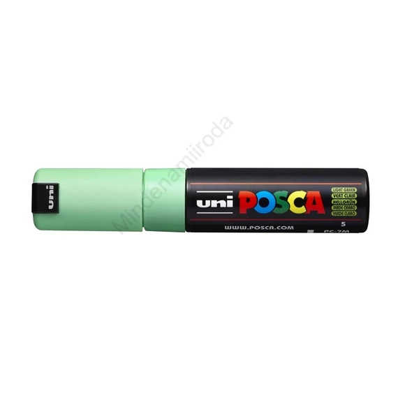 Dekormarker 4,5-5,5mm, Uni-Posca PC-7M világoszöld