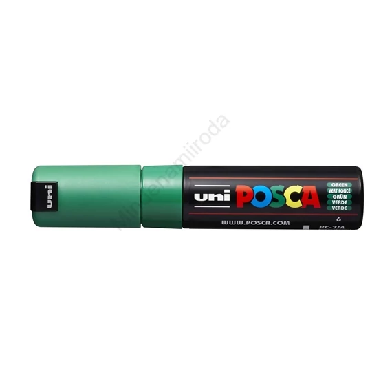 Dekormarker 4,5-5,5mm, Uni-Posca PC-7M zöld