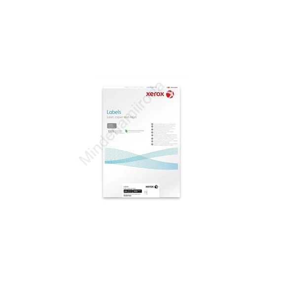 Etikett címke, 105x37mm, 100 lap, 16 címke/lap Xerox
