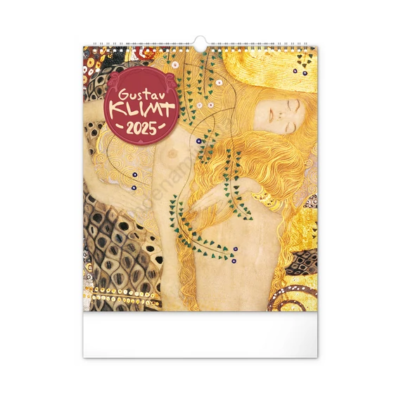 Falinaptár képes  300x340mm Gustav Klimt Realsystem 2026.