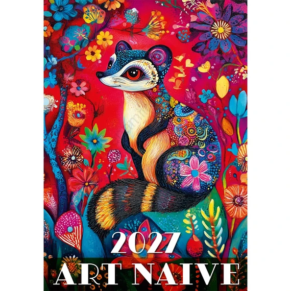 Falinaptár képes 315 x 450 mm, fehér lapokkal Art Naive Dayliner 2027.