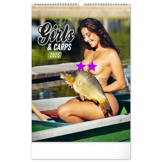 Falinaptár képes  330×460mm Girls and Carps Realsystem 2026.