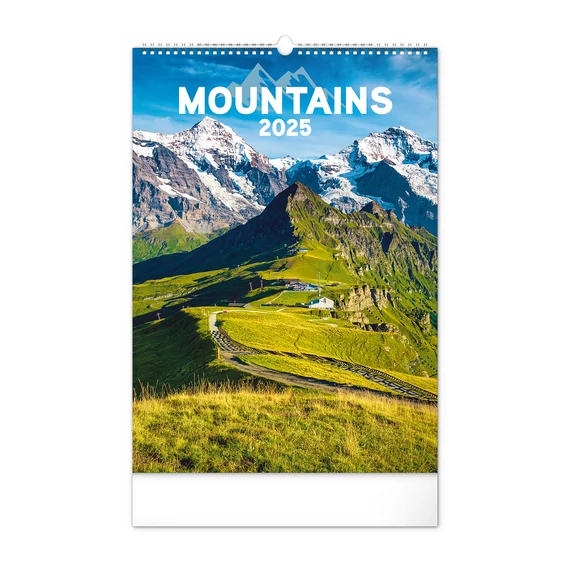 Falinaptár képes  330×460mm Mountains  Realsystem 2026.