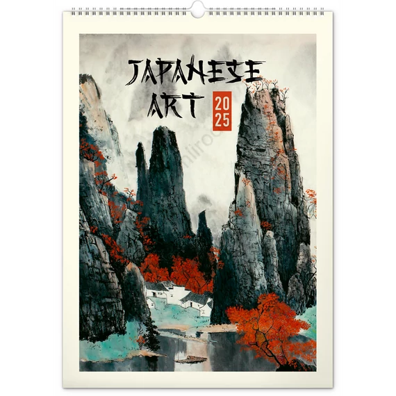 Falinaptár képes  330×460mm Vintage Posters-Japanese art Realsystem 2026.