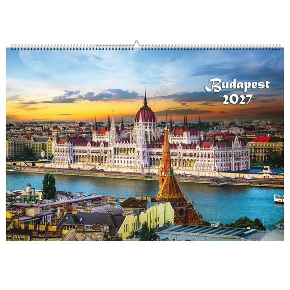 Falinaptár képes 460x320mm, Budapest Realsystem 2027.