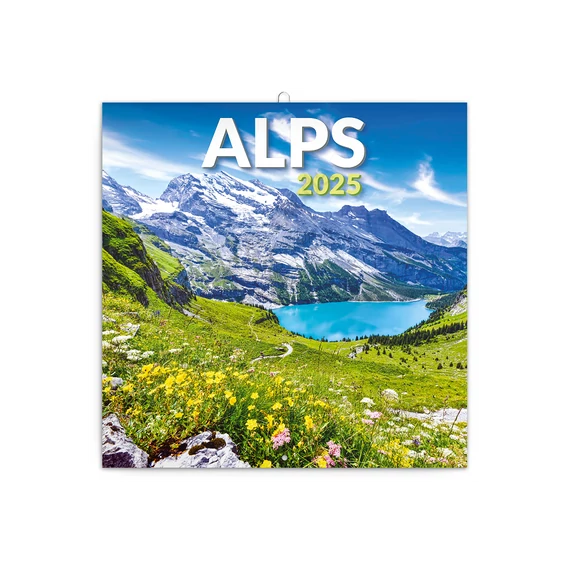 Falinaptár képes lemeznaptár 300x300mm, Alps Realsystem 2026.