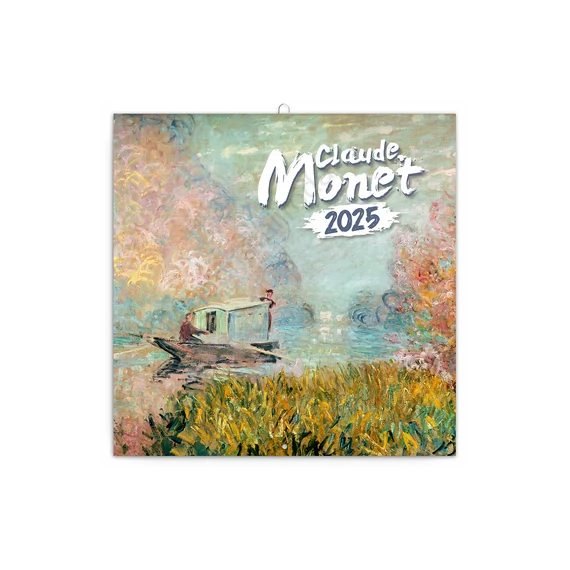 Falinaptár képes lemeznaptár 300x300mm, Claude Monet Realsystem 2026.