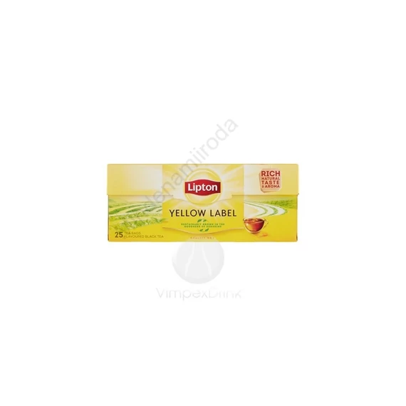 Fekete tea 25x2 g Lipton yellow label