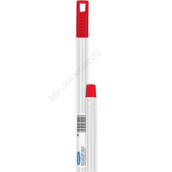 Felmosónyél / partvis nyél alumínium 120 cm menetes véggel Bonus_B207P piros véggel