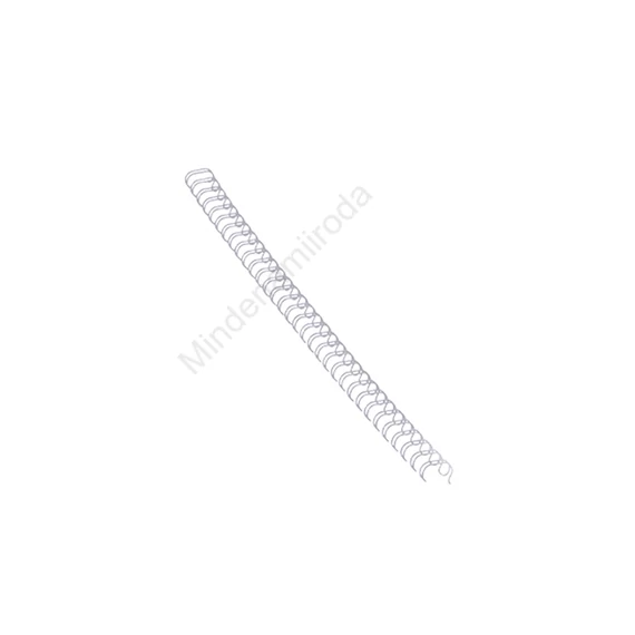 Fém spirál 3:1, 8mm, 36-50lap, Fellowes® 100 db/doboz, ezüst