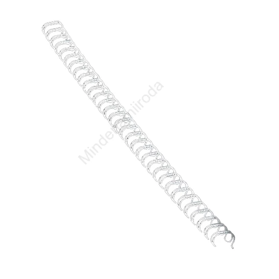 Fém spirál 3:1, 12mm, 81-100lap, Fellowes® 100 db/doboz, fehér