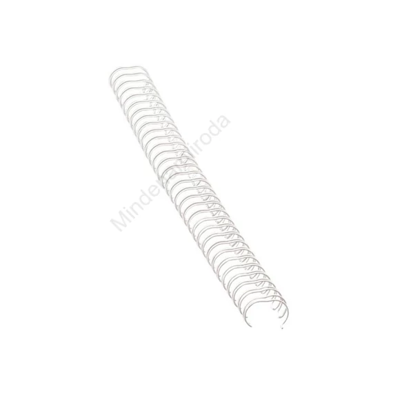 Fém spirál 3:1, 8mm, 36-50lap, Fellowes® 100 db/doboz, fehér