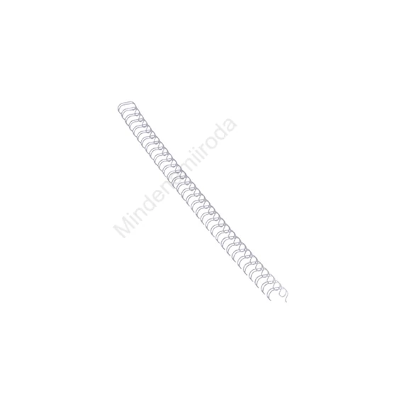 Fém spirál 3:1, 8mm, 36-50lap, Fellowes® 100 db/doboz, ezüst
