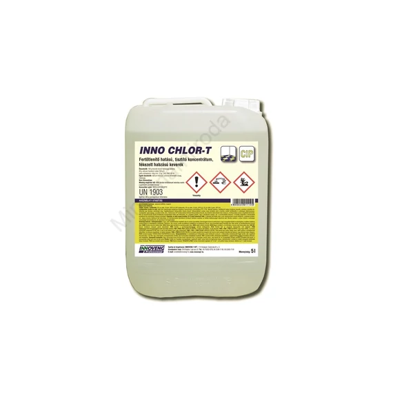 Fertőtlenítő hatású tisztítószer 20 liter klóros Inno Chlor T