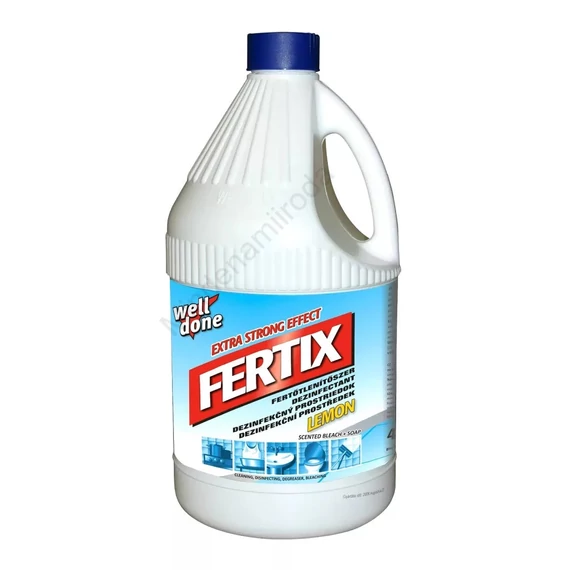Fertőtlenítő hatású tisztítószer 4 liter Fertix lemon