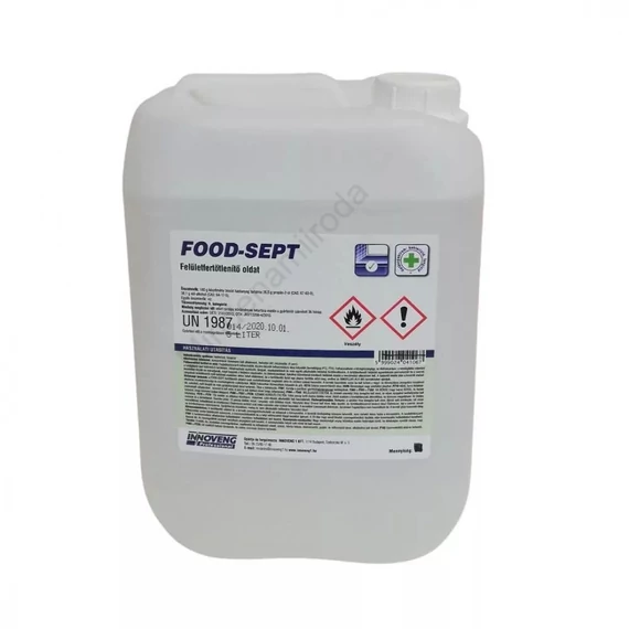 Fertőtlenítő hatású tisztítószer 5 liter Food-Sept