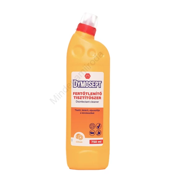 Fertőtlenítő hatású tisztítószer 750 ml Dymosept citrom