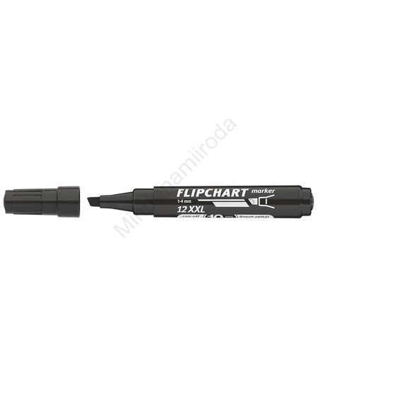 Flipchart marker vízbázisú 1-4mm, vágott Artip 12XXL fekete