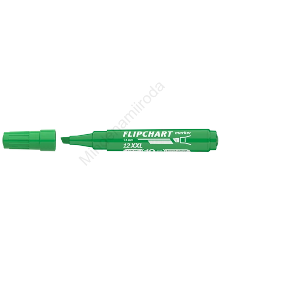 Flipchart marker vízbázisú 1-4mm, vágott Artip 12XXL zöld