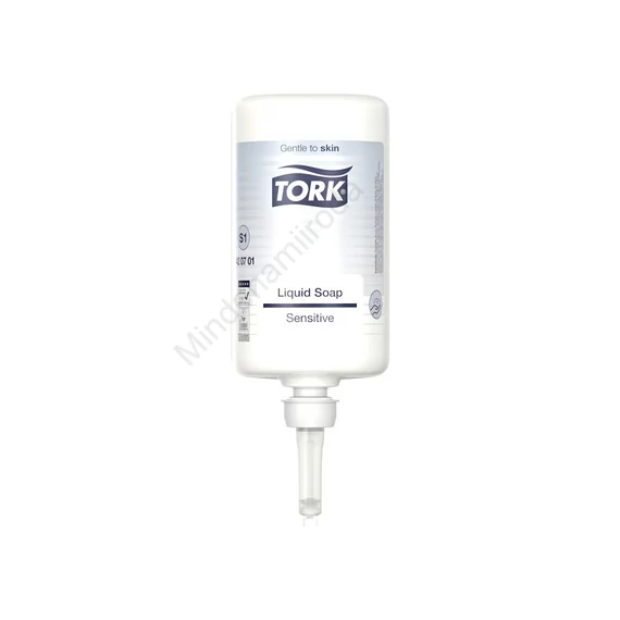 Folyékony szappan kézkímélő 1 liter érzékeny bőrre fehér S1 Tork_420701