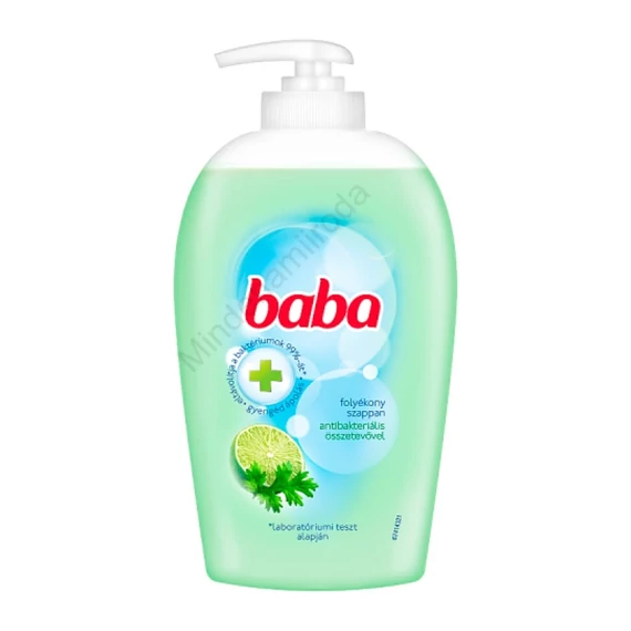 Folyékony szappan pumpás 250 ml Baba antibakteriális lime