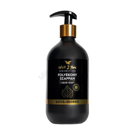 Folyékony szappan pumpás 500 ml allergén illatmentes WELL2you