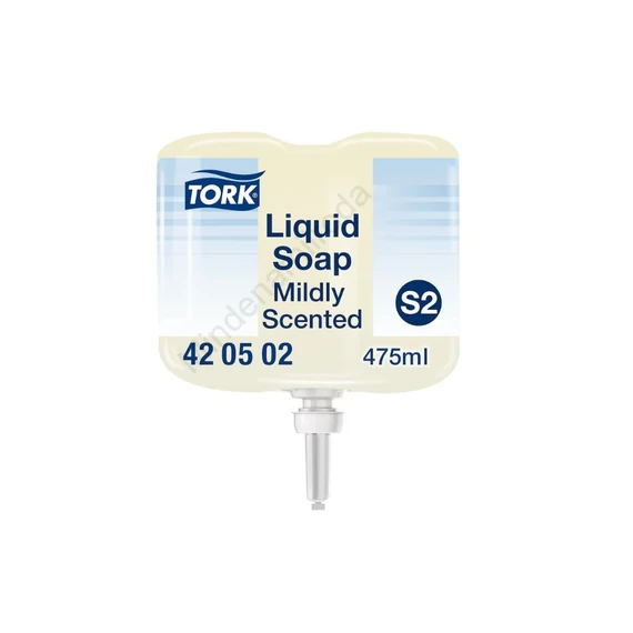 Folyékony szappan utántöltő 475 ml enyhén illatosított Premium Mini S2 Tork_420502 fehér