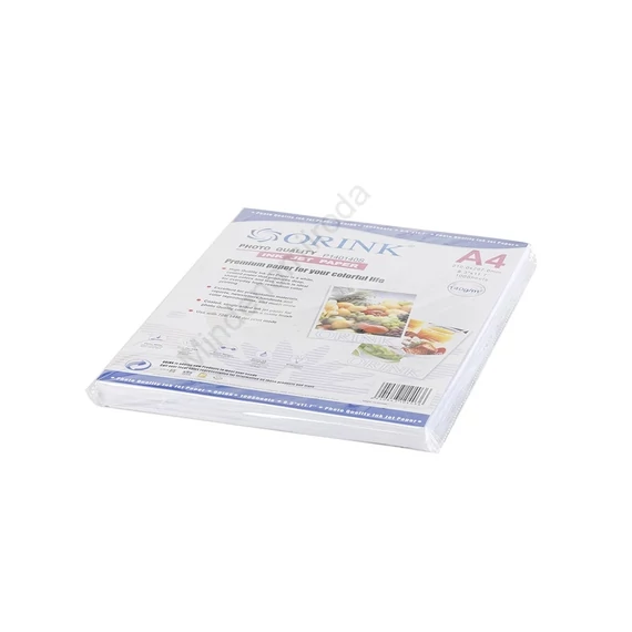 Fotópapír Pp A4, 200g. 20lap, glossy kétoldalas Orink