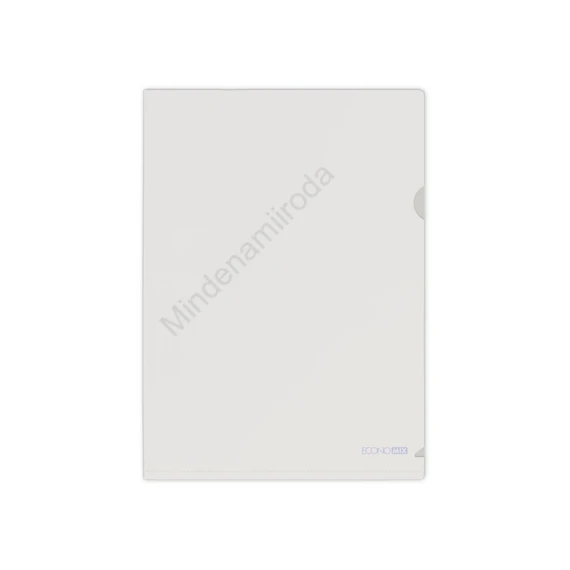 Genotherm `L` A4, PP 180 micron fényes, víztiszta, Economix áttetsző 10db/csomag