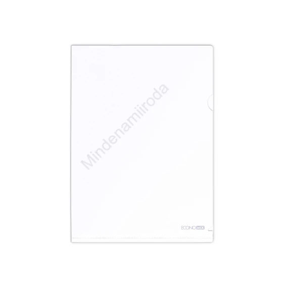Genotherm `L` A4, PP 180 micron fényes, víztiszta,  Economix fehér  10db/csomag