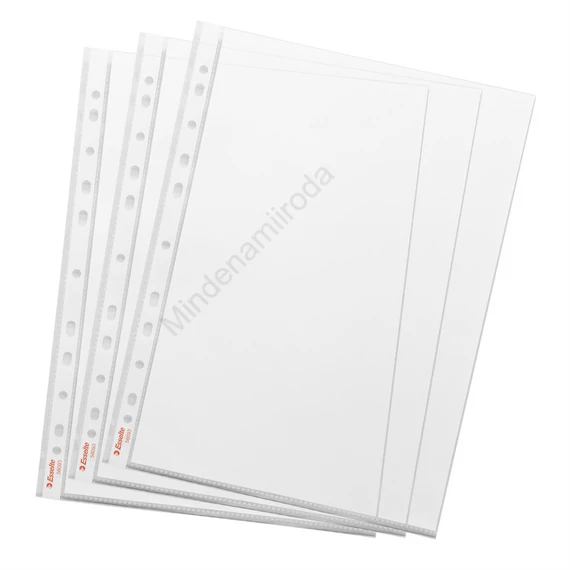 Genotherm lefűzhető, A4, 105 micron víztiszta Esselte 56093 100 db/csomag,