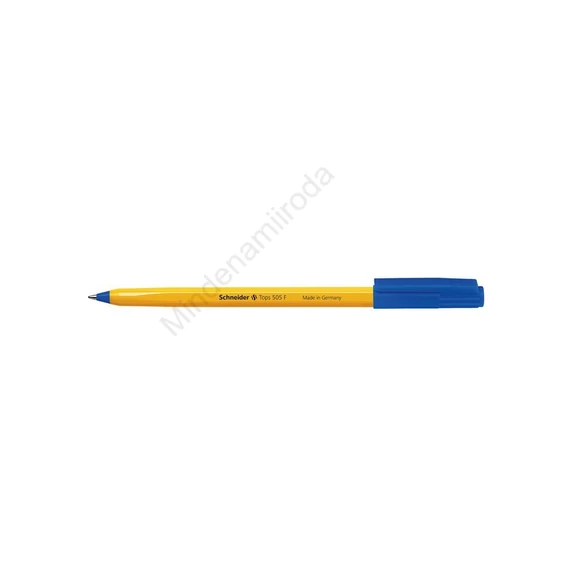 Golyóstoll 0,3mm, kupakos Schneider TOPS 505 F, írásszín kék