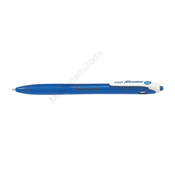 Golyóstoll 0,5mm, nyomógombos Rexgrip Extra Fine Pilot, írásszín kék