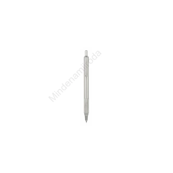 Golyóstoll 0,7mm, fém test, Zebra F-xMD, írásszín kék
