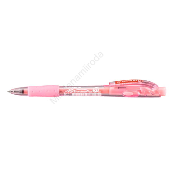 Golyóstoll 0,38mm, Stabilo Marathon 318/56, írásszín pink