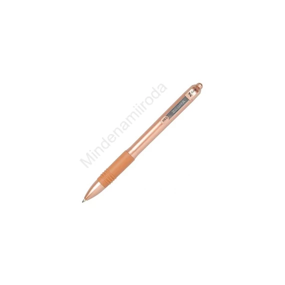 Golyóstoll 1mm, rose gold test, Zebra Z-grip Smooth, írásszínkék