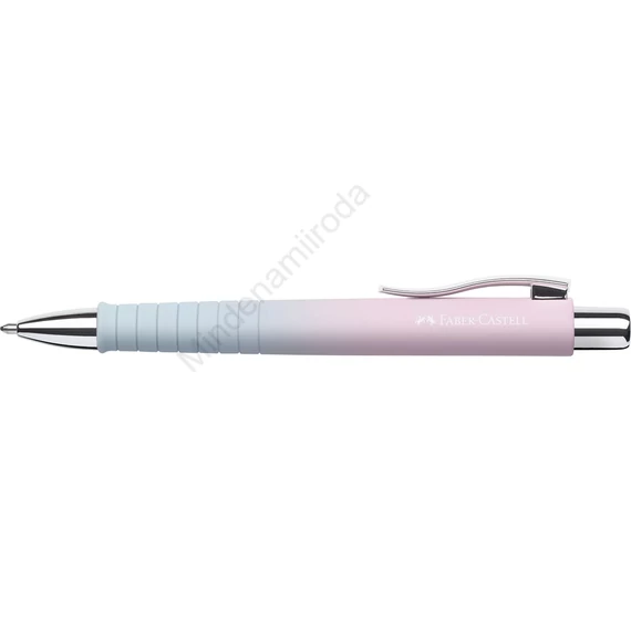 Golyóstoll POLY BALL Urban XB Faber-Castell színátmenetes égkék-rózsa test