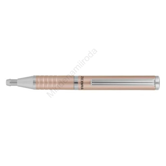 Golyóstoll rose gold test, Zebra SLF1, írásszín kék