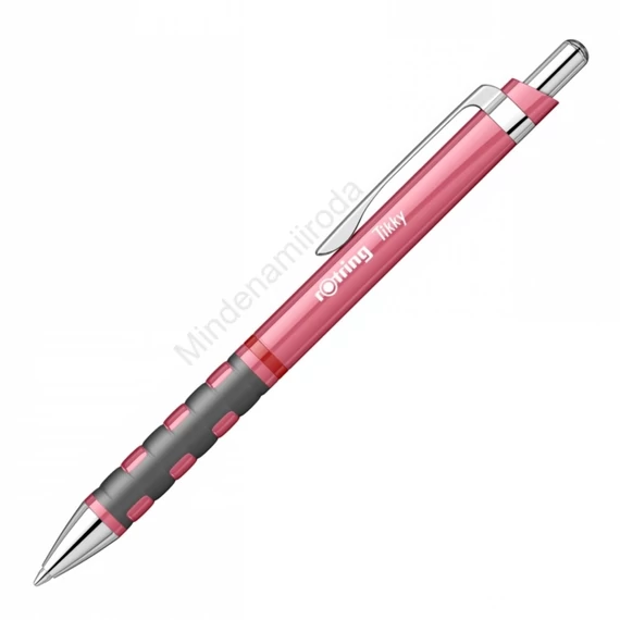 Golyóstoll tearózsa test, Rotring Tikky III, írásszín kék